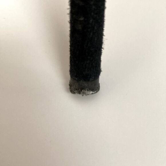 Jimmy Choo Black Mesh And Suede Marble Peep Toe Booties Size 38.5 - Picture 9 of 11